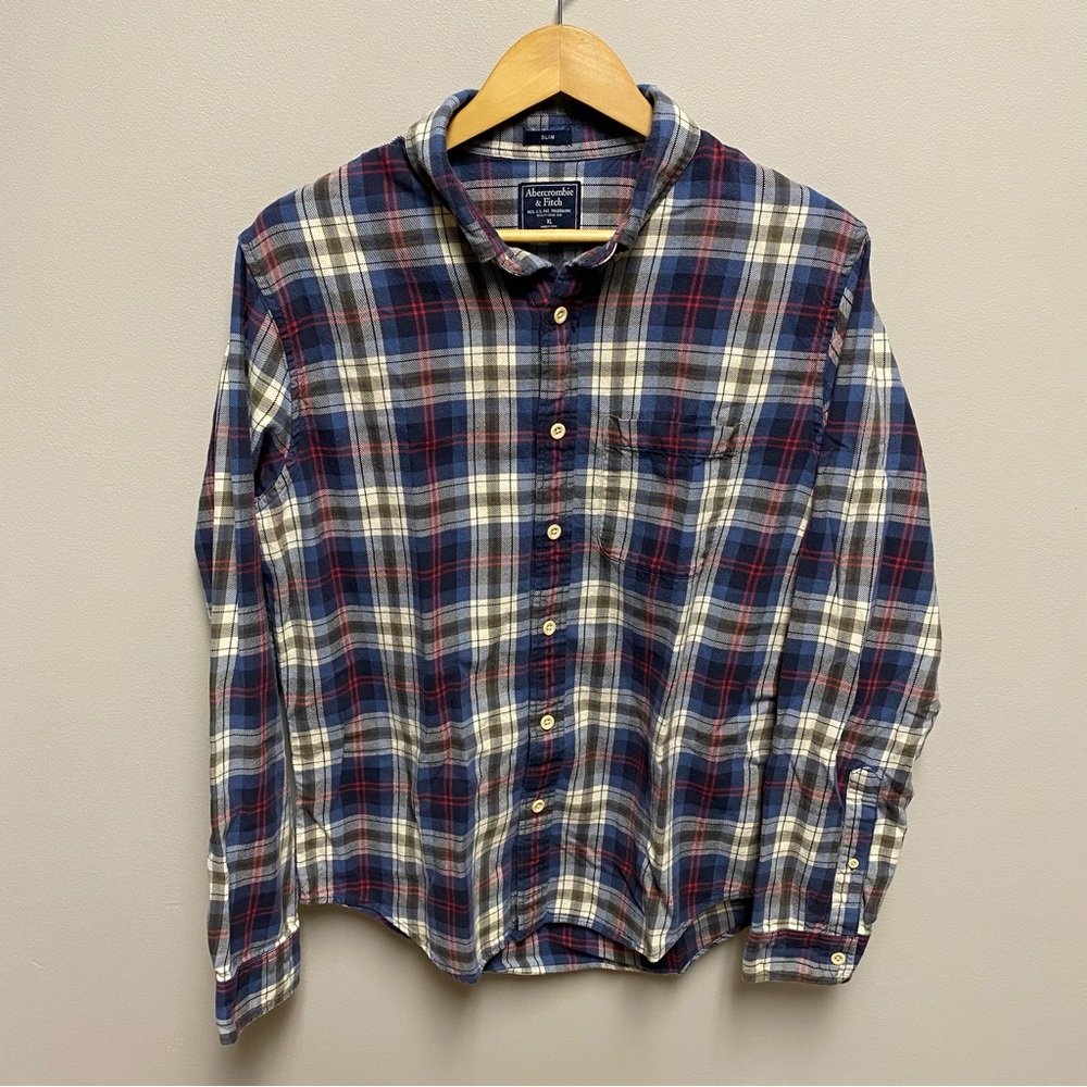 Abercrombie & Fitch XL Slim Plaid Flannel